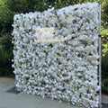 Artificial Flowers Looks Real Touch Roses Wedding Decoration White Rose Greenery Roll up Flowers Panels Flower Wall Flor De Seda Free Shipping