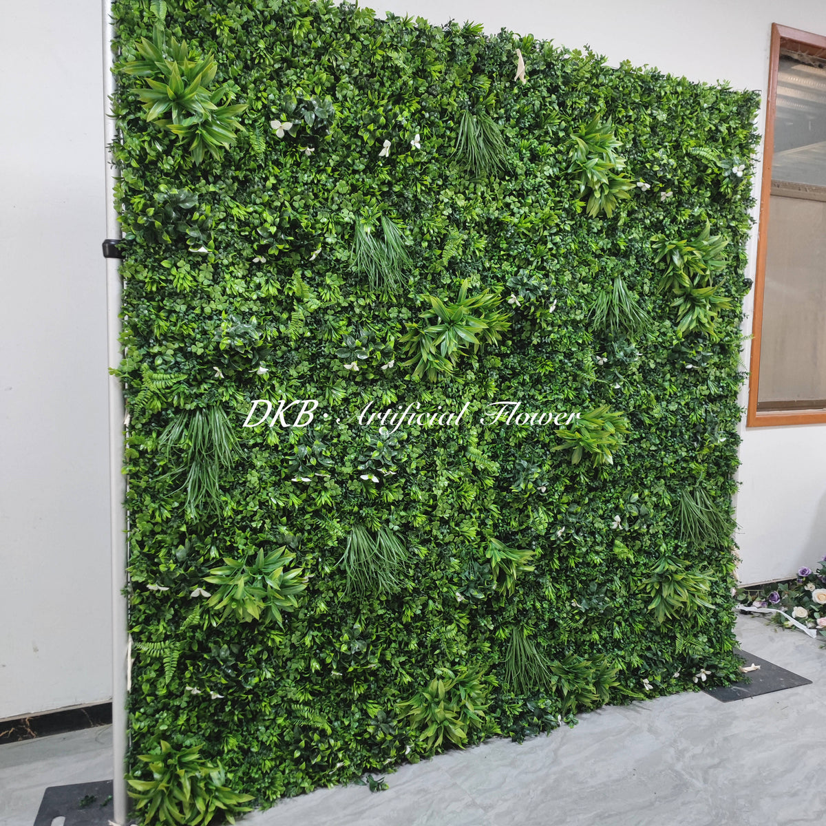 China Factory Artificial Fabric 3D Flower Wall Backdrop for Event Decoration Free Shipping