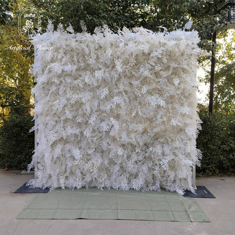 Customized 3D 5D 7D Photography Stage Backdrop Artificial Silk Rose Cheap Flower Wall for Wedding Party Decoration Free Shipping