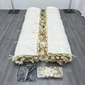 Factory Bulk Wholesale High Quality Artificial 8ft X 8ft Pampas Silk Rose Roll up Flower Wall Backdrop Decor Free Shipping