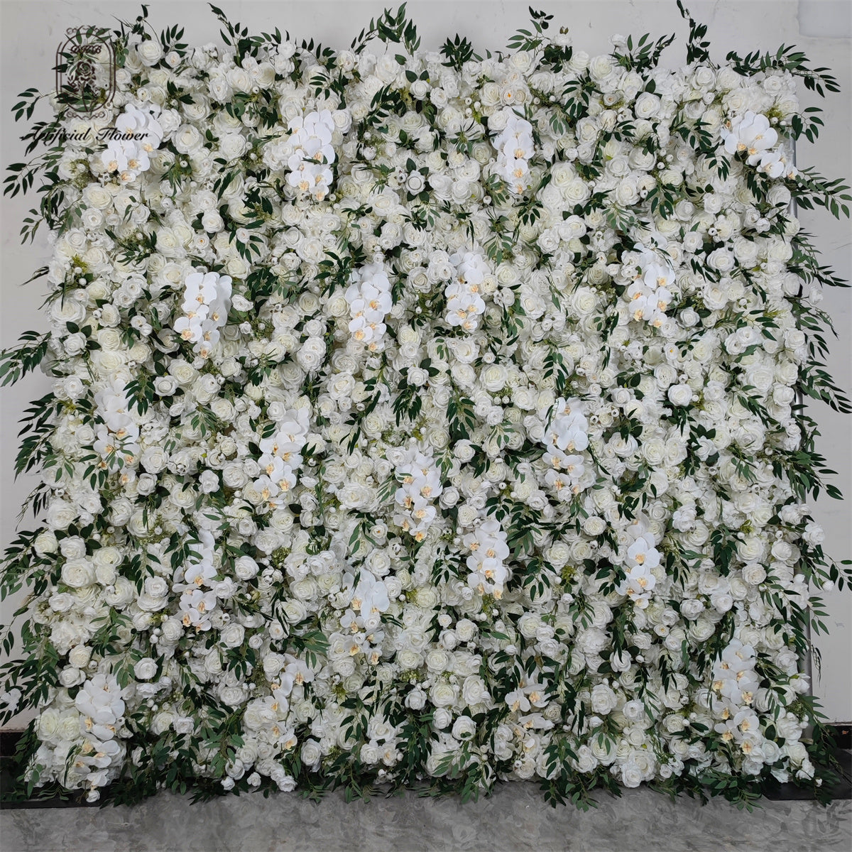 Hot Selling Decorative 7D Customized Artificial Flower Wall Panel Backdrop Grass Wall Artificial Wall Flowers Free Shipping