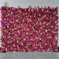 Flowers Wedding Decor Flowerwall Artificial Panel Decoration Custom Floral Rose Backdrops Events Flower Wall Backdrop Free Shipping