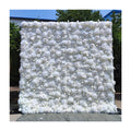 HQ204 New Design 3D Flower Wall Wedding Decoration Rose 8\*8 Roll up Zipper Flower Wall for Party Free Shipping