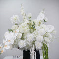 Luxurious Wedding Party Event Artificial Flower Decoration 60cm White Altar Flower Arrangement for Event Decor Planner Business - Free Shipping