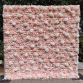 New Design 8ft X 8ft Wall Flower Panel 3D Artificial Pink Roses Wedding and Mother's Day Decorative Backdrop Free Shipping