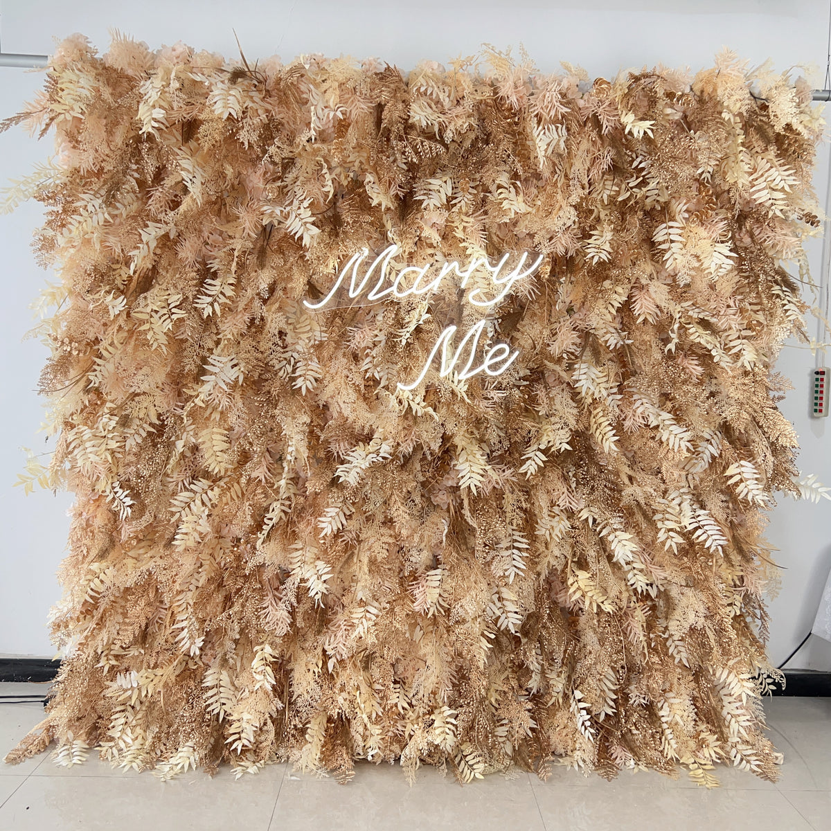 Pampas Flower Wall Customized 5D 3D White Roll up Fabric Flower Wall Wedding Decoration Rayon Rose Panel Background Flower Wall Free Shipping