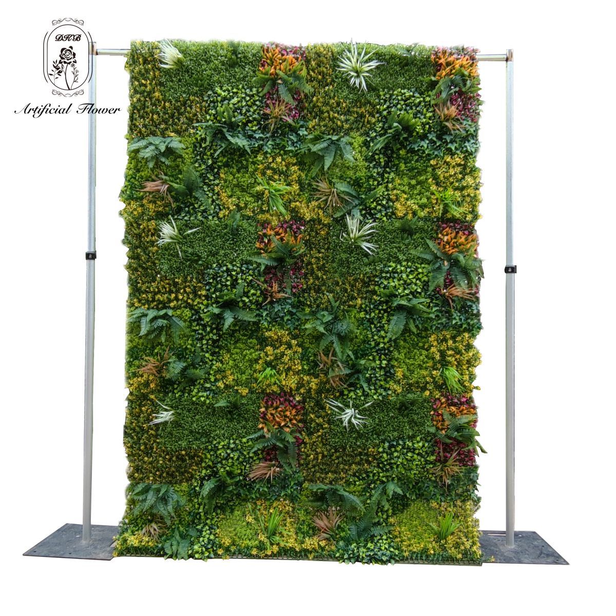 Plastic Green Grass Wall Boxwood Hedge Flower Artificial Plant Green Grass Wall for Vertical Garden Home Decoration Free Shipping