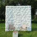 Roll up White Roses Flower Wall Wedding Flowers Backdrop 8ft X 8ft White Peony Artificial Flower Wedding Decoration Free Shipping