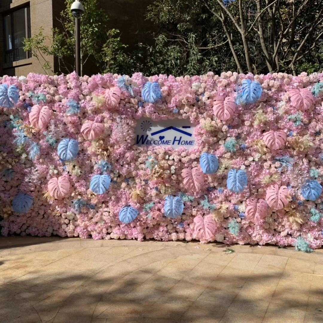 Rose Wall Flower Wall 8x8ft Flower Wall Multi Color New Design Technology China Wholesale Flower Free Shipping