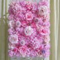 Wedding Simulation Flower Wall Rose Hydrangea Peony Background Decoration Custom Artificial Flowers Factory Direct Sale Free Shipping